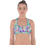 Watercolors spots                                                         Cross Back Hipster Bikini Top