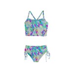 Watercolors spots                                                          Girls  Tankini Swimsuit