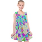 Watercolors spots                                                       Kids  Cross Back Dress