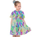 Watercolors spots                                                      Kids  Sailor Dress