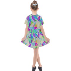 Kids  Short Sleeve Shirt Dress 