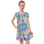 Watercolors spots                                                        Kids  Cross Web Dress