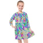 Watercolors spots                                                        Kids  Quarter Sleeve Shirt Dress