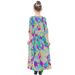 Kids  Quarter Sleeve Maxi Dress 