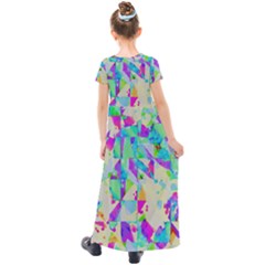 Kids  Short Sleeve Maxi Dress 