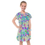 Watercolors spots                                                           Kids  Drop Waist Dress