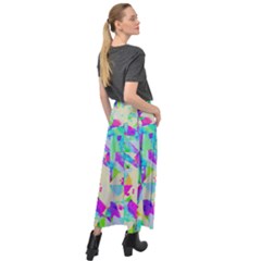 Velour Split Maxi Skirt 