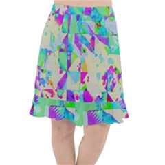 Fishtail Chiffon Skirt 