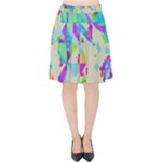 Watercolors spots                                                         Velvet High Waist Skirt