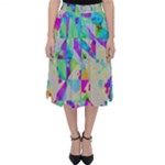 Watercolors spots                                                         Folding Skater Skirt