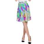 Watercolors spots                                                          A-line Skater Skirt