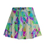 Watercolors spots                                                            Mini Flare Skirt