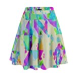 Watercolors spots                                                            High Waist Skirt