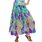 Watercolors spots                                                         Satin Palazzo Pants