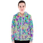 Watercolors spots                                                          Women s Zipper Hoodie