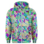 Watercolors spots                                                          Men s Zipper Hoodie