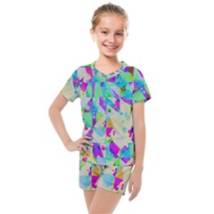 Kids  Mesh T-Shirt and Shorts Set 