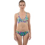 Watercolors spots                                                            Wrap Around Bikini Set