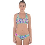 Watercolors spots                                                         Cross Back Hipster Bikini Set