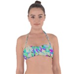 Watercolors spots                                                          Halter Bandeau Bikini Top