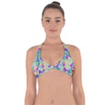 Watercolors spots                                                         Halter Neck Bikini Top