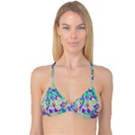 Watercolors spots                                                          Reversible Tri Bikini Top