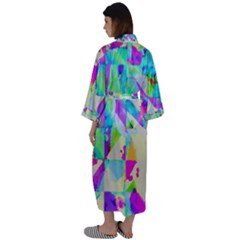 Maxi Satin Kimono 