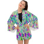 Watercolors spots                                                       Long Sleeve Kimono