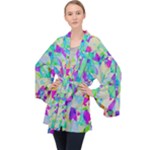 Watercolors spots                                                          Velvet Kimono Robe