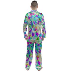 Men s Long Sleeve Satin Pajamas Set 