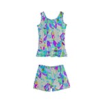 Watercolors spots                                                         Kid s Boyleg Swimsuit