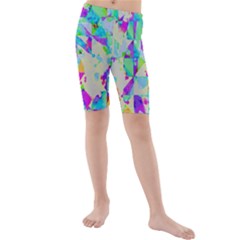 Kids  Mid Length Swim Shorts 