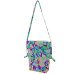 Watercolors spots                                                          Folding Shoulder Bag