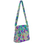 Watercolors spots                                                       Zipper Messenger Bag