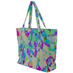 Watercolors spots                                                      Zip Up Canvas Bag