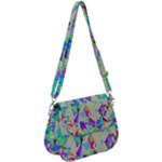 Watercolors spots                                                     Saddle Handbag