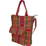 Shapes in retro colors2                                                           Shoulder Tote Bag