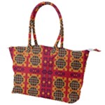 Shapes in retro colors2                                                         Canvas Shoulder Bag