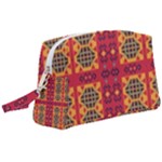 Shapes in retro colors2                                                        Wristlet Pouch Bag (Large)