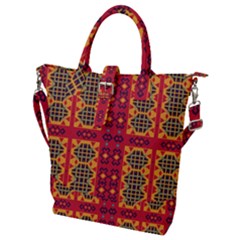 Buckle Top Tote Bag 