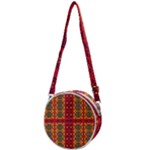 Shapes in retro colors2                                                       Crossbody Circle Bag