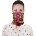 Shapes in retro colors2                                                       Face Covering Bandana (Adult)