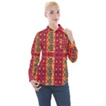 Shapes in retro colors2                                                          Women s Long Sleeve Pocket Shirt