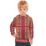 Shapes in retro colors2                                                        Kids  Hooded Pullover