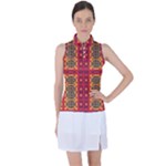 Shapes in retro colors2                                                          Women?ˉs Sleeveless Polo