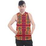 Shapes in retro colors2                                                         Men s Sleeveless Hoodie