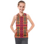 Shapes in retro colors2                                                        Kids  Sleeveless Hoodie