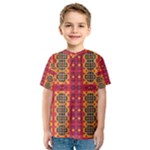 Shapes in retro colors2                                                           Kid s Sport Mesh Tee