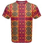 Shapes in retro colors2                                                           Men s Cotton Tee