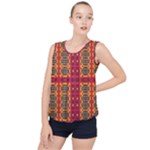 Shapes in retro colors2                                                           Bubble Hem Chiffon Tank Top